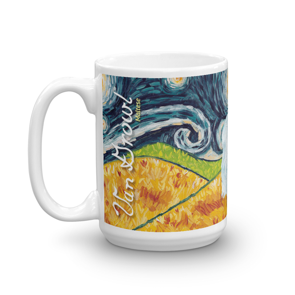 Maltese (puppy cut) STARRY NIGHT Mug-15oz