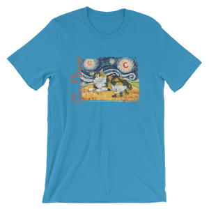 Calico Cat (longhaired) STARRY NIGHT T-Shirt