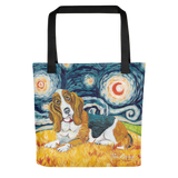 Basset Hound STARRY NIGHT Tote