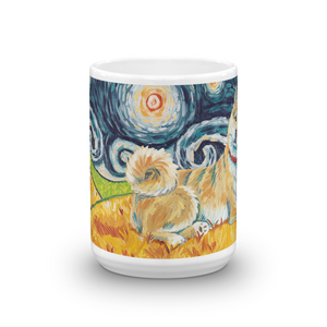 Shiba Inu (cream) STARRY NIGHT Mug-15oz