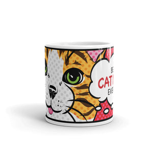 Cat, Coffee Mug, Cat Lover Gift, Personalized Mug, Best Cat Mom, Personalized Gift, Pop Art Mug