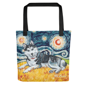 Siberian Husky STARRY NIGHT Tote