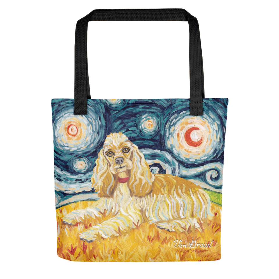 Cocker Spaniel STARRY NIGHT Tote