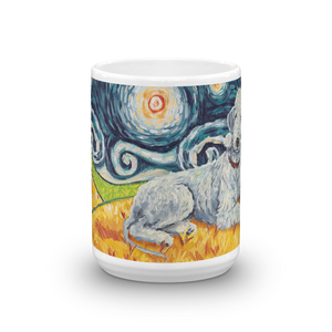 Bedlington Terrier STARRY NIGHT Mug-15oz