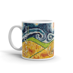 Great Dane (cropped) STARRY NIGHT Mug-15oz