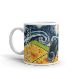 Afghan Hound (black & tan) STARRY NIGHT Mug -15oz