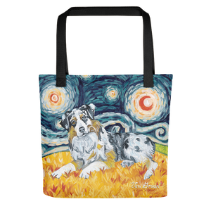 Australian Shepherd STARRY NIGHT Tote