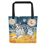 Australian Shepherd STARRY NIGHT Tote