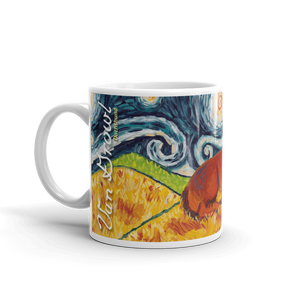 Dachshund (red) STARRY NIGHT Mug-15oz