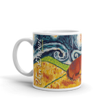 Dachshund (red) STARRY NIGHT Mug-15oz