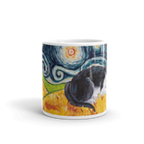 Tuxedo (shorthaired) STARRY NIGHT Mug 150z