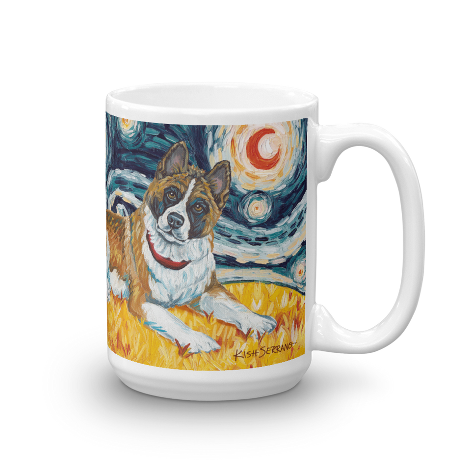 Akita STARRY NIGHT Mug-15oz