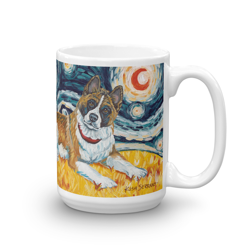 Akita STARRY NIGHT Mug-15oz