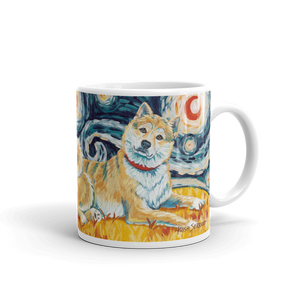 Shiba Inu (cream) STARRY NIGHT Mug-15oz