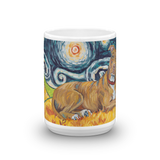 Pit Bull Terrier (tan) STARRY NIGHT Mug-15oz