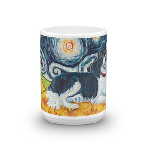 Cavalier King Charles (tricolor)  STARRY NIGHT Mug-15oz