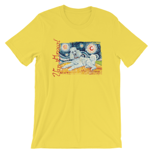 Poodle  (Standard - white)  STARRY NIGHT T-Shirt