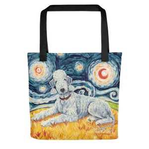 Bedlington Terrier STARRY NIGHT Tote