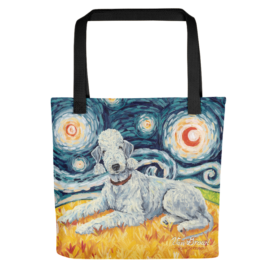 Bedlington Terrier STARRY NIGHT Tote