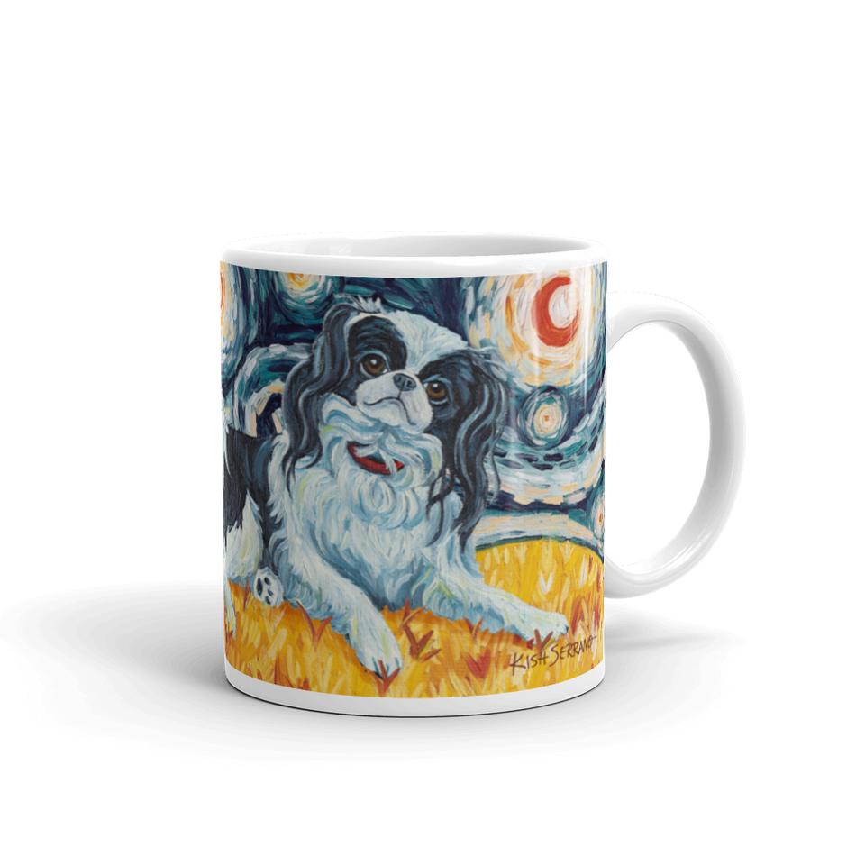 Japanese Chin STARRY NIGHT Mug-15oz