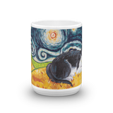 Tuxedo (shorthaired) STARRY NIGHT Mug 150z