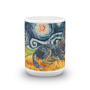 Australian Cattle Dog STARRY NIGHT Mug-15oz