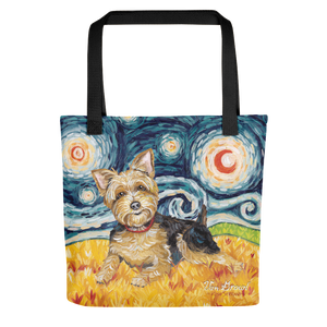 Yorkie STARRY NIGHT Tote