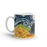 Poodle (black) STARRY NIGHT Mug-15oz