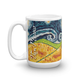 Calico (longhaired) STARRY NIGHT Mug - 15oz