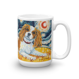 Cavalier King Charles (blenheim) STARRY NIGHT Mug-15oz