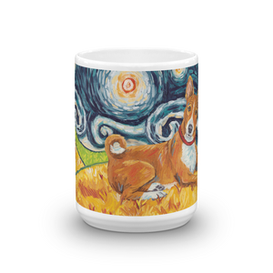 Basenji  STARRY NIGHT Mug-15oz