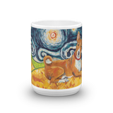 Basenji  STARRY NIGHT Mug-15oz