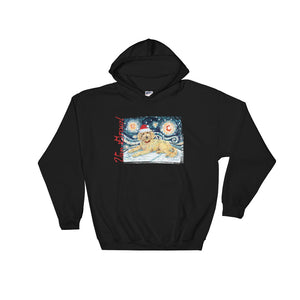 Doodle (Golden) Snowy Night Hoodie