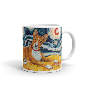 Basenji  STARRY NIGHT Mug-15oz