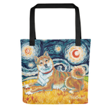 Shiba Inu (red) STARRY NIGHT Tote