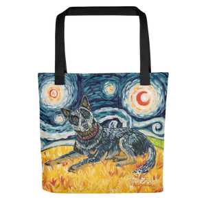 Australian Cattle Dog STARRY NIGHT Tote