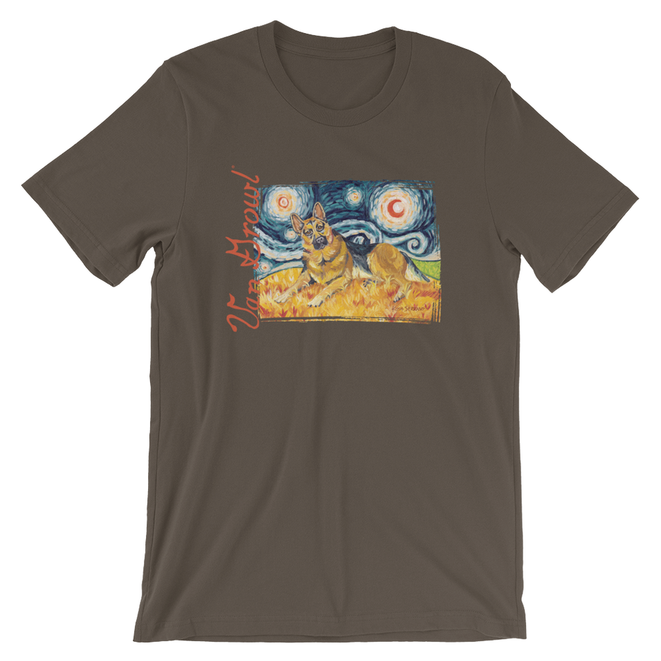 German Shepard STARRY NIGHT T-Shirt