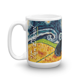 Dachshund (black & tan) STARRY NIGHT Mug-15oz