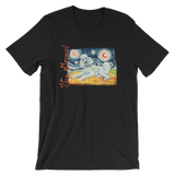 Poodle  (Standard - white)  STARRY NIGHT T-Shirt