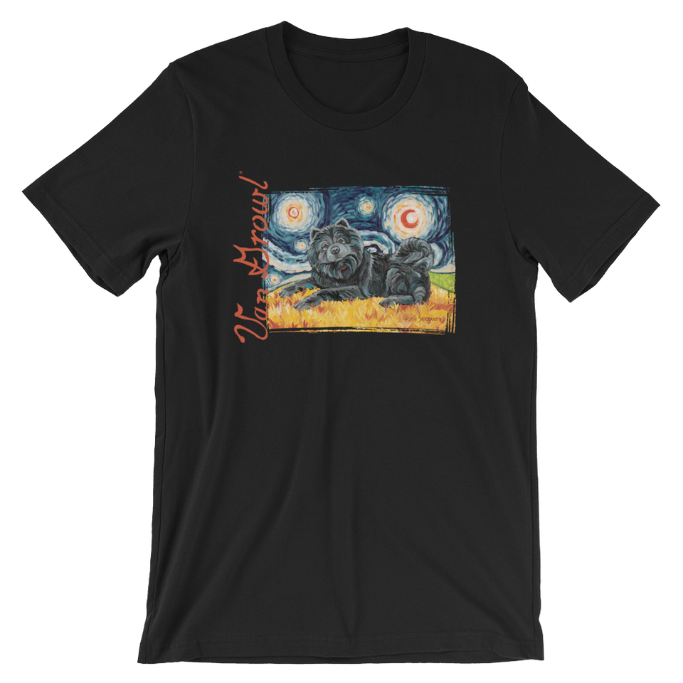 Chow (black) STARRY NIGHT T-Shirt