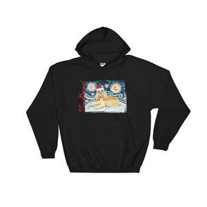 Cocker Spaniel Snowy Night Hoodie