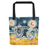 Keeshond STARRY NIGHT Tote
