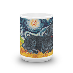 Poodle (black) STARRY NIGHT Mug-15oz