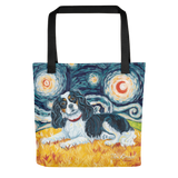 Cavalier King Charles (tricolor) STARRY NIGHT Tote