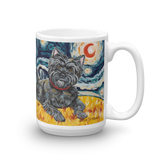 Cairn Terrier (dark)  STARRY NIGHT Mug-15oz