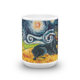 Doberman (uncropped) STARRY NIGHT Mug-15oz