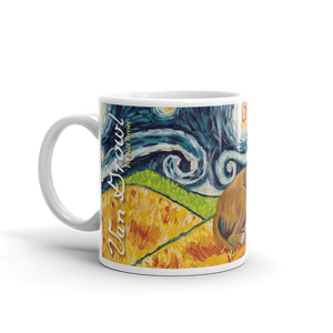 Pit Bull Terrier (tan) STARRY NIGHT Mug-15oz