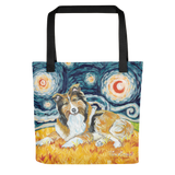 Shetland Sheepdog STARRY NIGHT Tote