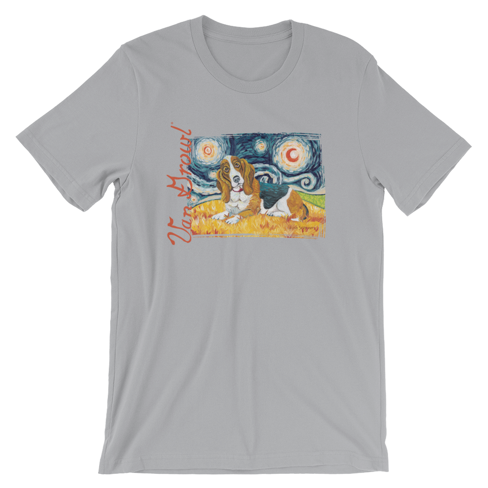 Basset Hound STARRY NIGHT T-Shirt