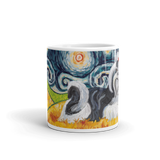 Shih Tzu (black & white) STARRY NIGHT Mug-15oz